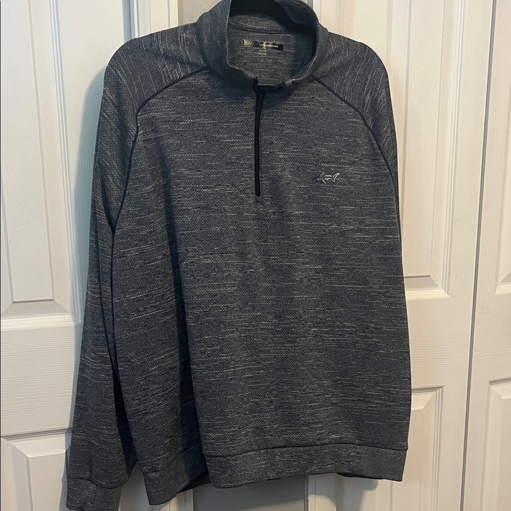 Greg Norman Collection Men's Gray Zip Up Sweater